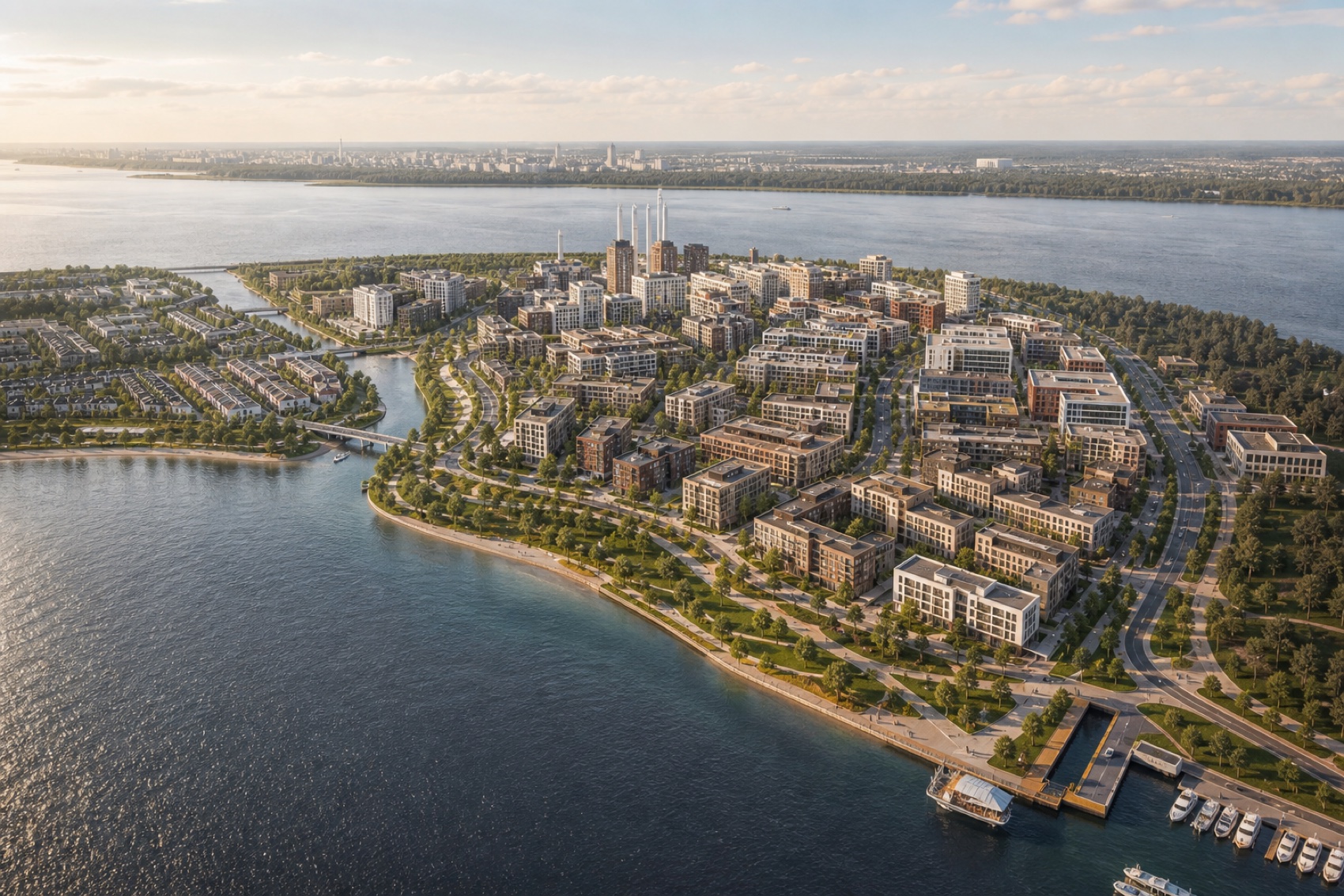 Градостроительная концепция развития территории у воды